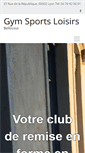 Mobile Screenshot of gymsportsloisirs.fr